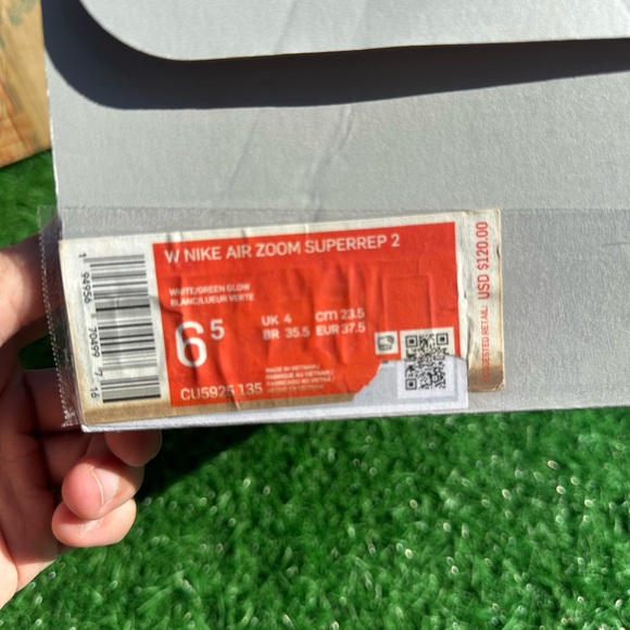 Nike Air Zoom Superrep 2 White / Green Glow - Picture 12 of 12